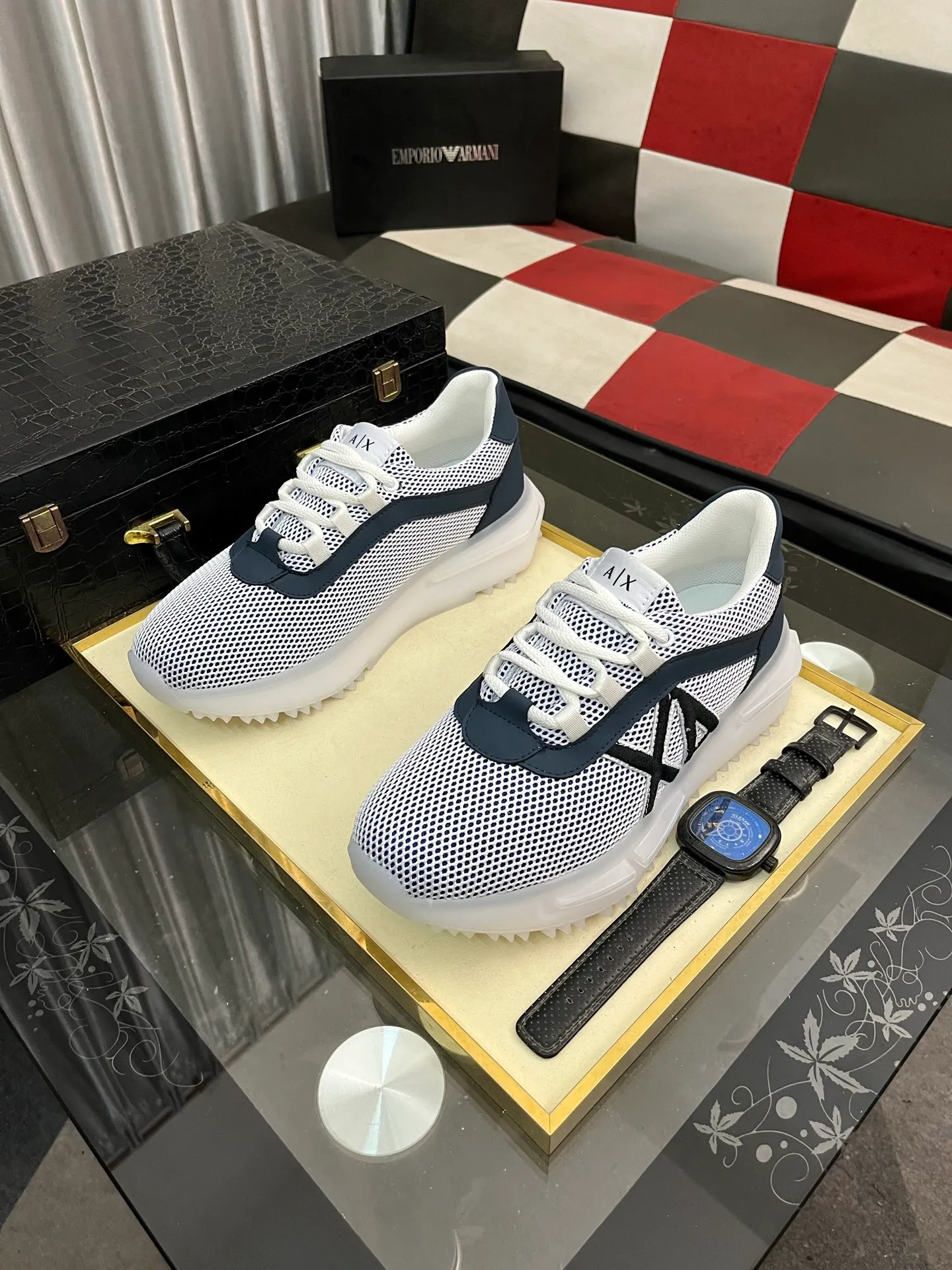 Men's Men's Shoes💰458⌚️⌚️Dior unique modern style sneakers. Counter purchasing 🏃casual leather shoes😍😍 original cowhide leather imported from Italy (refuses to discolor and grind feet) soles: original soles specially provided by the original factory, super cool😍 lace up and walk with wind👍 style design ⚠️ super comfortable and wear-resistant original soles. Just like shooting the real thing 🎬The real thing is better Code number: 38-443️⃣Colors available